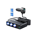 Car Car charger Joyroom 9in1 154W 3x12V, PD USB Type-C, QC3.0 USB-A, 4xUSB-A JR-CL06