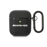Mercedes Mercedes AMG Leather Big Logo - Apple AirPods case, black