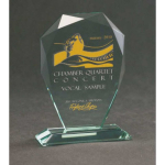 Victoria Victoria Sport Trofeum glass engraved with ethos + filled with paint