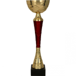 Detail Detail Gold-burgundy metal cup TUMA RD
