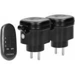 Orno Wireless mini-socket set controlled by remote control 2 + 1, IP44