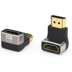 Fuj:tech HDMI Ultra High Speed 90&deg; corner adapter, version 3