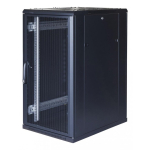 19" 19" Switching cabinet TOTEN, System G, 22U, 600x800, perforated door, up to 800kg, black / G3.6822.9801 / 19-G6822PP