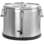 Hendi Thermos for food transport with crane, stainless steel, 50L
