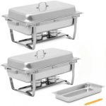Royal Royal Catering Buffet bain-marie food warmer for pasta GN 1/1 7.5 l STEEL - 2 pcs in a set.