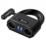Vakoss TP-3268K 2xUSB sigaretis&uuml;&uuml;taja pistikupesa