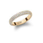 Daniel Daniel Wellington Sparkling Gold-Plated Pav&eacute; Crystal Ring DW0040064