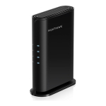 NETGEAR 4-Stream AX1800 juhtmevaba ruuter Gigabit Ethernet Kaks sagedusala (2,4 GHz / 5 GHz) Must