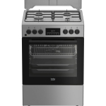Beko FBM62320SDS Eraldiseisev pliit Elektriline Gaas Must, H&otilde;be