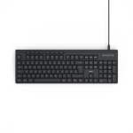 Hama CK-200 klaviatuur Kodu/kontor USB QWERTZ Saksa keel Must