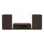 Pure Micro HiFi Classic Stereo Kodune audio mikros&uuml;steem 50 W Must, Kreeka p&auml;hkel