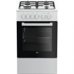 Beko FSS52020DW Eraldiseisev pliit Elektriline Gaas Valge
