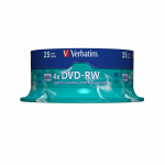 Verbatim DVD-RW Matt Silver 4,7 GB 25 tk