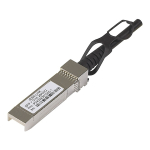 NETGEAR AXC763 InfiniBand ja kiudoptilised kaablid 3 m SFP+ Must