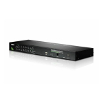 ATEN CS1716A-AT-G KVM-l&uuml;liti P&uuml;stikmontaaž Must