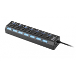 Rebel Rebel KOM0941 Hub USB 3.0 7 Port Quer Pro