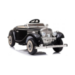 Lean Lean Cars Double electric car for children Retro Mercedes Benz 540K 4x4 - A200, black