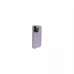 iLike Apple iPhone 14 Pro Max Silicone plastic case Eco Print Design Flower Purple