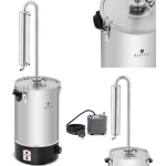 Royal Royal Catering Distiller purifies water for the production of essential oils, made of stainless steel, 20 liters