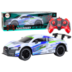 Lean Lean Toys RC Sports Car 1:10 25km/h Lights White