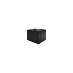 19" 19" Switching cabinet TOTEN, System Z, 9U, 600x600, glass door, up to 60kg, black / ZS66096001 / 19-Z6609