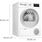 BOSCH WTH86277PL Seeria 4 Kuivati 8kg Valge