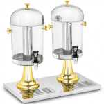 Royal Royal Catering Double beverage dispenser with cooling function, 2 x 8 l, stainless steel