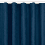 Kardin Kardin MILANA, indigo v&auml;rvi, klassikaline, l&auml;bipaistev, laineline riba, 7 cm, &scaron;enill, 280x300, HOMEDE