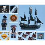 LEGO ICONS 10365 Kapten Jack Sparrow'i piraadilaev