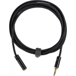 Fuj:tech 3,5 mm TRS uros &ndash; 3,5 mm TRS naaras jatkokaapeli, 5 m, musta