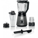 Bosch Serie 4 MMB6177S kannmikser 1,5 l Lauapealne blender 1200 W Must, H&otilde;be