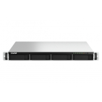 QNAP TS-464U-RP NAS P&uuml;stik (1U) Intel&reg; Celeron&reg; N5095 8 GB DDR4 0 TB QNAP Turbo System Alumiinium, Must