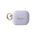 Guess Protective case GUAPSGGEU silicone Glitter for AirPods Pro purple
