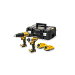 DeWALT DCK2060D2T-QW elektriline kruvikeeraja ja l&ouml;&ouml;ktrell Kollane