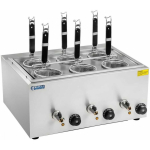 Royal Royal Catering cooker for cooking pasta and dumplings, 3 chambers with taps