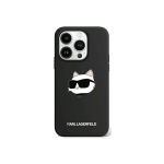 Case Case Karl Lagerfeld KLHMP15LSCHPPLK iPhone 15 Pro 6.1" black/black hardcase Silicone Choupette Head MagSafe