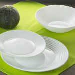 Serwis Serwis obiadowy dla 6 osob Harena with soup bowl 18-element LUMINARC (salaterka do soupy 20 cm)