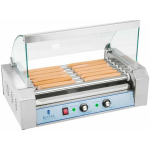 Royal Royal Catering Grillis rolkowy su pokrywą roller grill podgrzewacz do par&oacute;wek 7 rolek