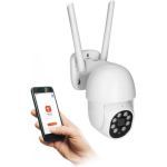 Orno Rotating external camera, 4MP, Wi-Fi, memory, two-way conversation