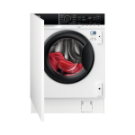 AEG Series 8000 LWR8WI7680 pesumasin-kuivati Sisseehitatud Eest t&auml;idetav Valge D