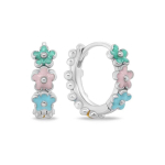 Brilio Brilio Silver Silver earrings with rings EA1130W