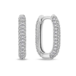 Brilio Brilio Silver Brilio Silver Unmissable silver earrings with zircons EA856W
