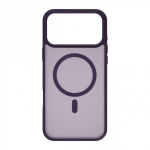 FoneKit MagSafe-yhteensopiva Soft Touch suojakuori, iPhone 17 Pro Max, lilla