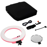 Valgustustooted Valgustustooted - Caruba Round Vlogger 18" LED komplekt 9800 luumenit Roosa