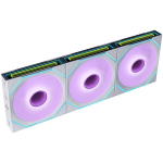 Lian Lian Li Uni Fan SL-INF Flex Wireless ARGB PWM Ventilaator (3 tk komplekt koos kontrolleriga) Reverse Blade 120mm Valge (G9F.12RS