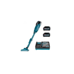 Makita CL001GD202 Cordless vacuum cleaner 40V XGT, 125W, 2X2.5Ah, BLACK