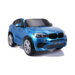 Lean Lean Cars Double electric car for children BMW X6M blue lacquered