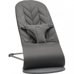 BabyBj&ouml;rn BabyBj&ouml;rn Bliss Woven sitter, Anthracite, leaf pattern