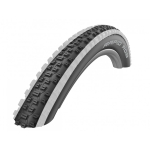 Tire Tire 26" Schwalbe Rapid Rob HS 425, Active Wired 57-559 / 26x2.25 White Stripes