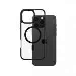 PanzerGlass CARE by &reg; Flagship Case Transparent Urban Combat w. Black Frame & MagSafe iPhone 16 Pro Max mobile phone case